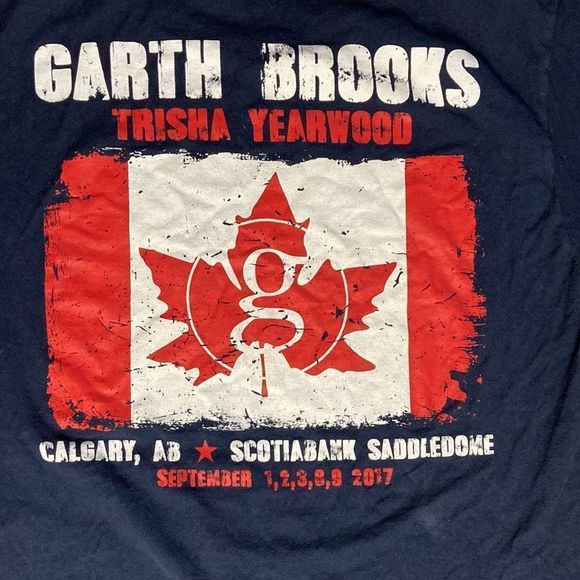 GARTH Brooks Trisha Yearwood concert Tshirt 2017 - Picture 4 of 4